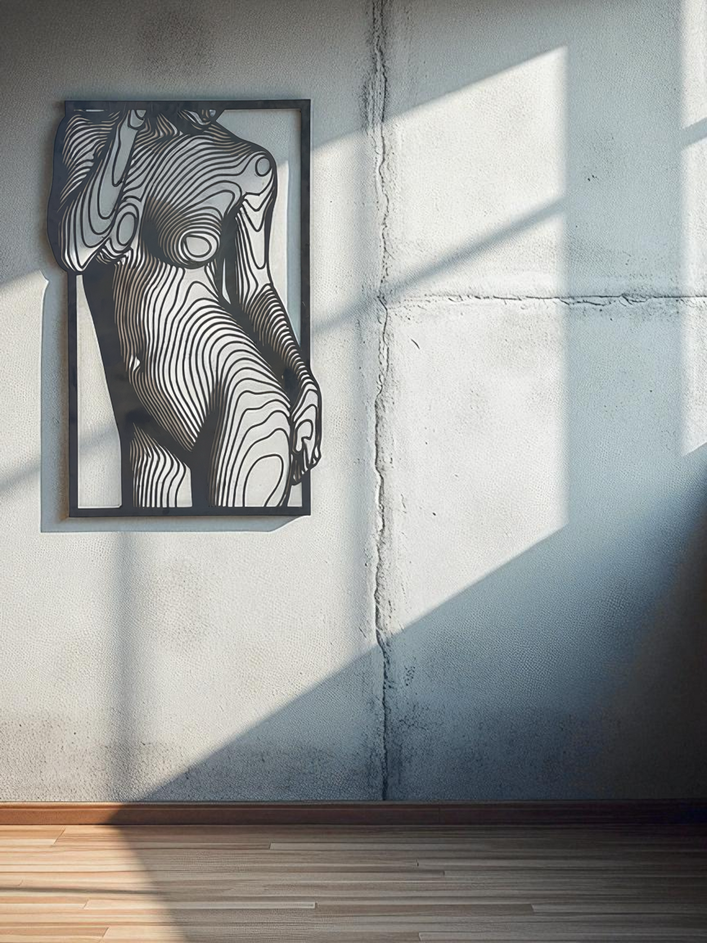 Torso de Mujer - Cuadro en fierro