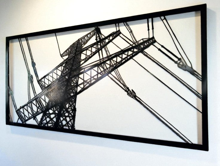 Torre de alta tensión - Metal Calado