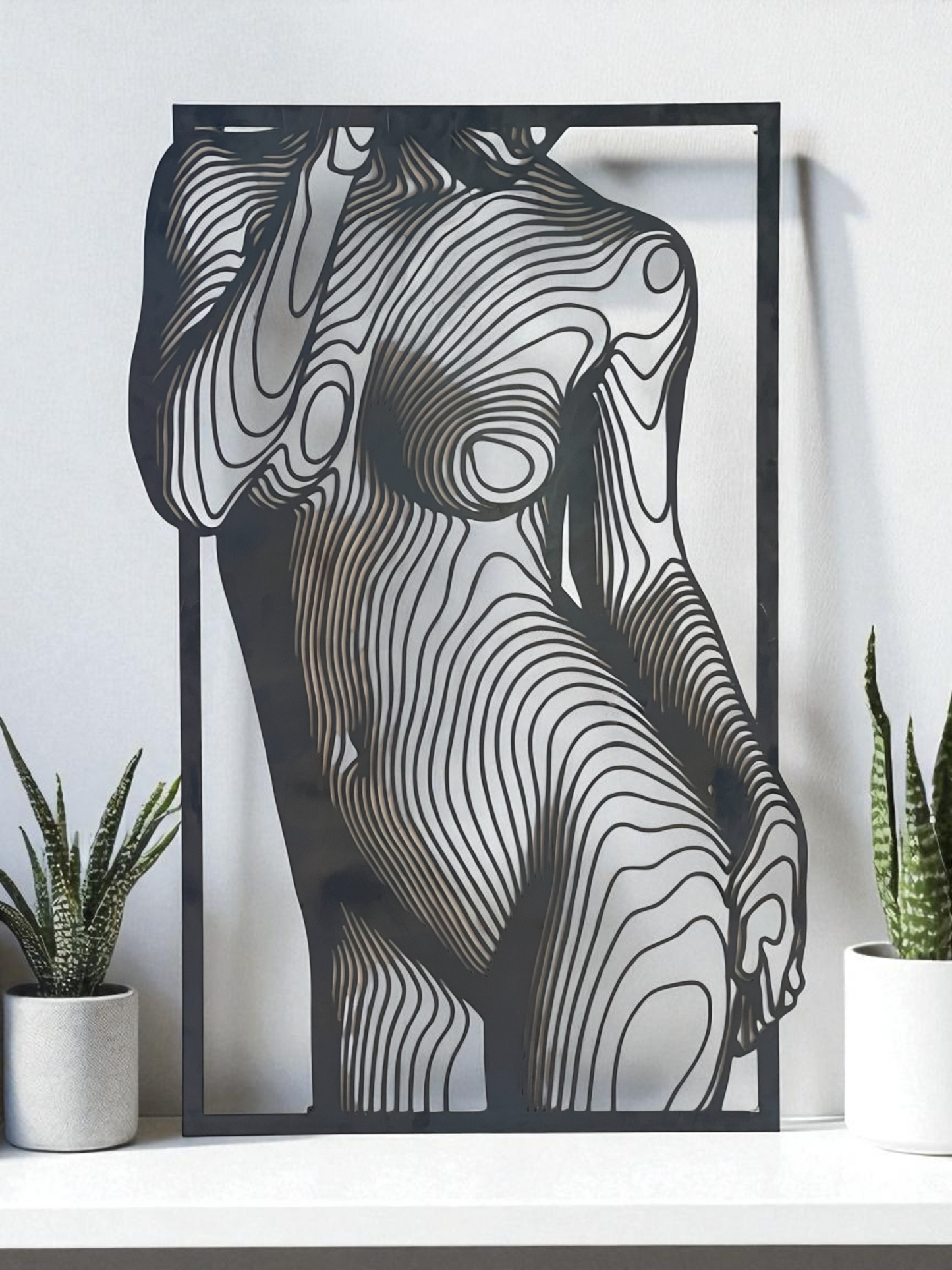 Torso de Mujer - Cuadro en fierro